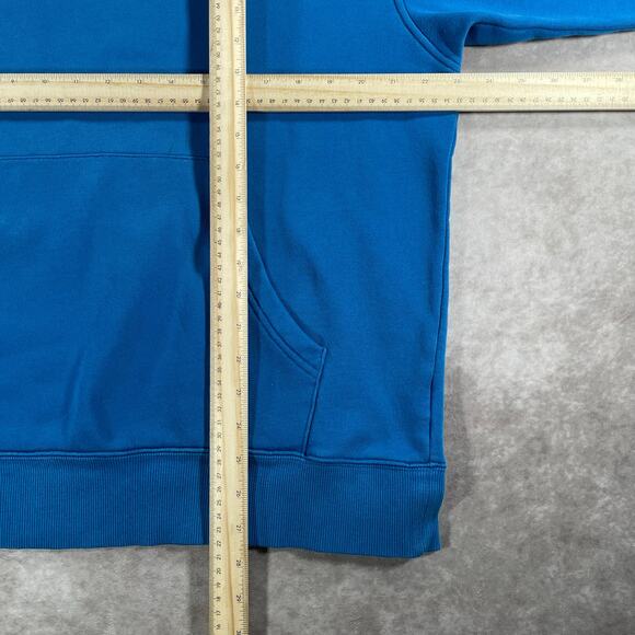 Vintage Adidas Logo Embroidered Soft And Cozy Blue Pullover Hoodie - Picture 6 of 6